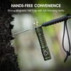 PIOOCAN S10Pro EDC Flashlight Rechargeable,Pocket Flashlight 2500 High Lumen Super