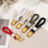 sourcing map 4 Pcs Tea Towel Clips with Cotton Loop
