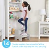 Melissa & Doug Kids Furniture Wooden Step Stool - Gray