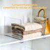 Uni HIMO Shelf Dividers，Vertical Purse Organizer for Closet，Thickened and Sturdy