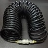 Air Hose,25ft Air Compressor Hose with Bend Restrictor,PE Recoil Air