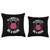 Crocheter Funny Crocheting Crochet Throw Pillow