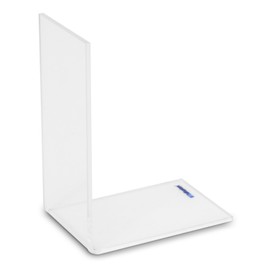 Plexiglas® Bookend / Angle Book End 6 x 9 x 12 cm Clear