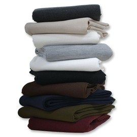 Knit Rib Fabric Ribbed for Cuffing,Waistband, Neckbands. Stretch Trimming Ribbing Material for Cut and Sew Edging Trim or Make Whole Garments,Neotrims UK. Black, 1/2 Meter