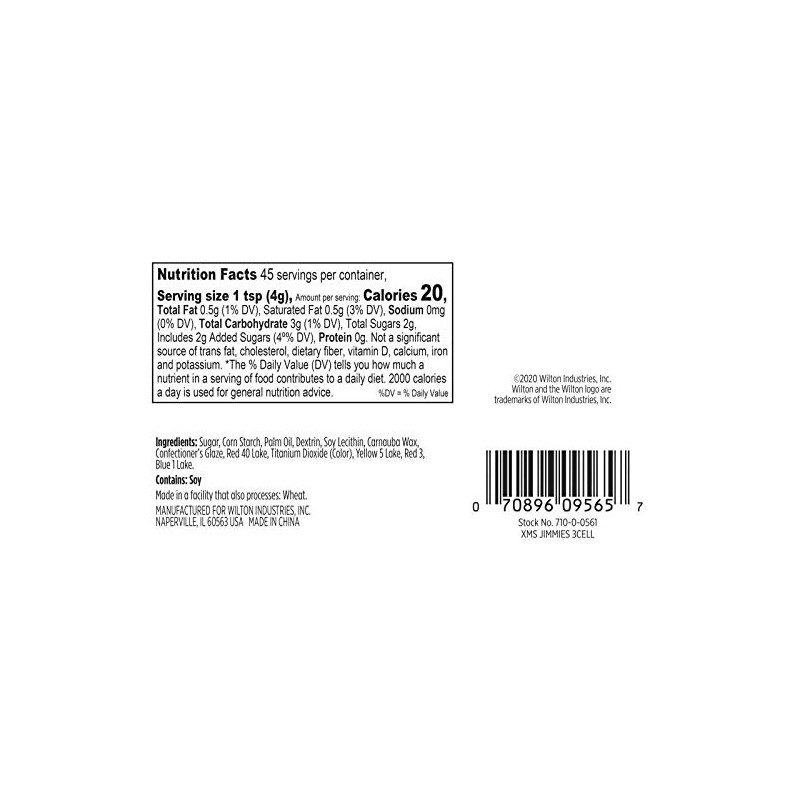 Sprinkles Christmas Jimmies Red Green White, 6.35 oz.