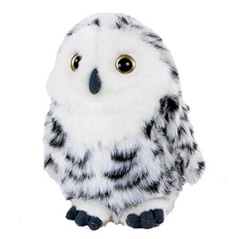 Teddys Rothenburg Cuddly Toy Snow Owl 17 cm Standing White/Black Plush Snow Owl Plush Toy