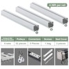 ZSHINE Curtain Single Tracks Ceiling or Wall Mounting Heavy-Duty Curtain