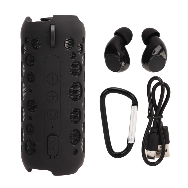 Portable Bluetooth Speaker RGB Dynamic Effect Stereo Sound 2 in