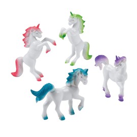 VINYL UNICORN FIGURES - Toys - 12 Pieces
