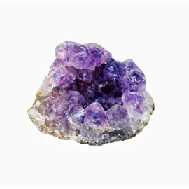 0.1lb Natural Amethyst Crystal Stone - Small Raw Healing Crystal for Meditation, Travel & Anxiety Relief - Gemstone Pocket Rock