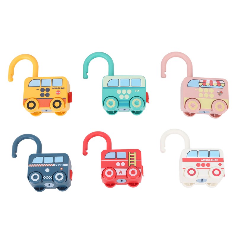 Lock Key Toy DIY Early Education Sorting Matching Fun Cartoon
