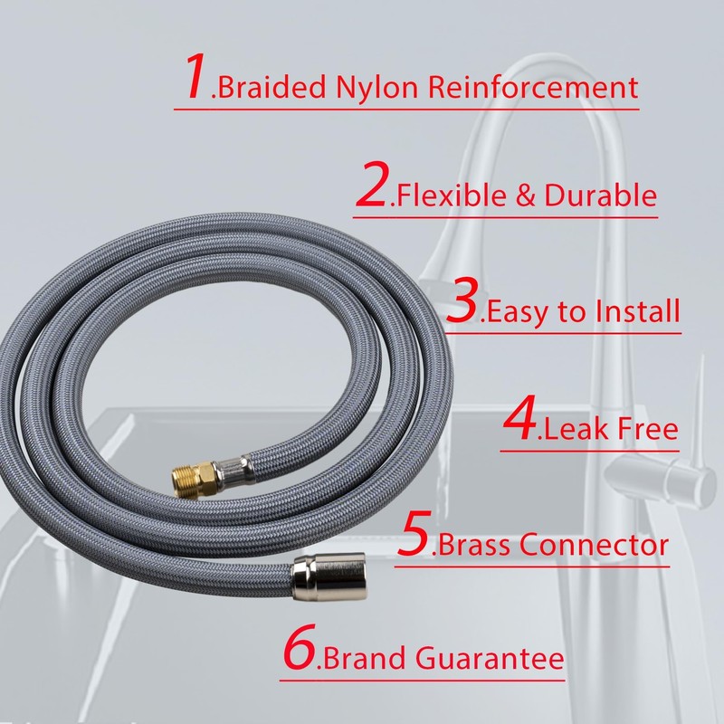 M922367-007220A Kitchen Faucet Hose Replacement for American Standard , Pull