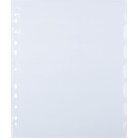 HERMA 7762 Negativhüllen 35mm für Ordner, 25 Stück je 7 Kleinbild Streifen à 6 Bilder, Negativarchivierungshüllen für Kleinbildnegative mit Eurolochung und Sicherheitslasche, transparent