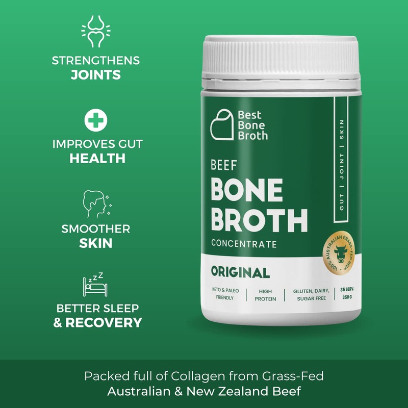 Beef Bone Broth Concentrate Grass Fed - Made from top