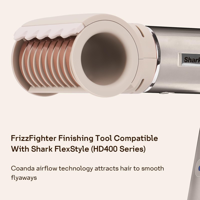 FrizzFighter Finishing Tool for Shark XSKHD4PA FlexStyle, Attachment for FlexStyle
