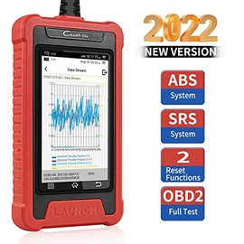 2022 LAUNCH Creader Elite 202 OBD2 Scanner,ABS SRS Code Reader, Oil/IMMO/TPMS/SAS/Throttle Reset ect.( 2 Free Optional) Diagnostic Scanner, AutoVIN,Touch Screen Screenshot,Wi-Fi Free Update