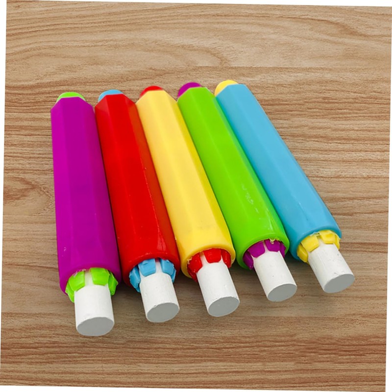 OSALADI 10Pcs Adjustable Chalk Holder Set Portable Chalk Clips for