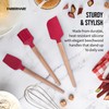 Farberware Mini Wood Baking Set, Includes a Mini Basting Brush,