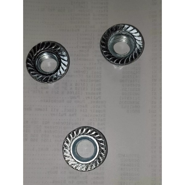 Brighton's Best 1/2"-13 Case Hardened Serrated Flange Whiz Lock Nuts
