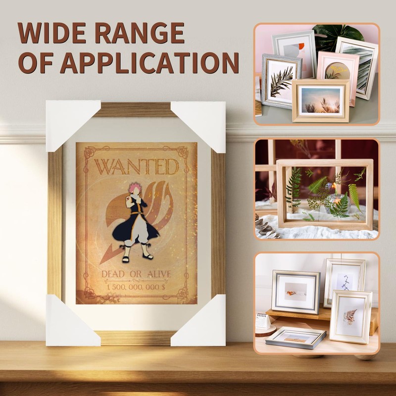 Mardili 120 PACK Adjustable Picture Frame Cardboard Corner Protectors for