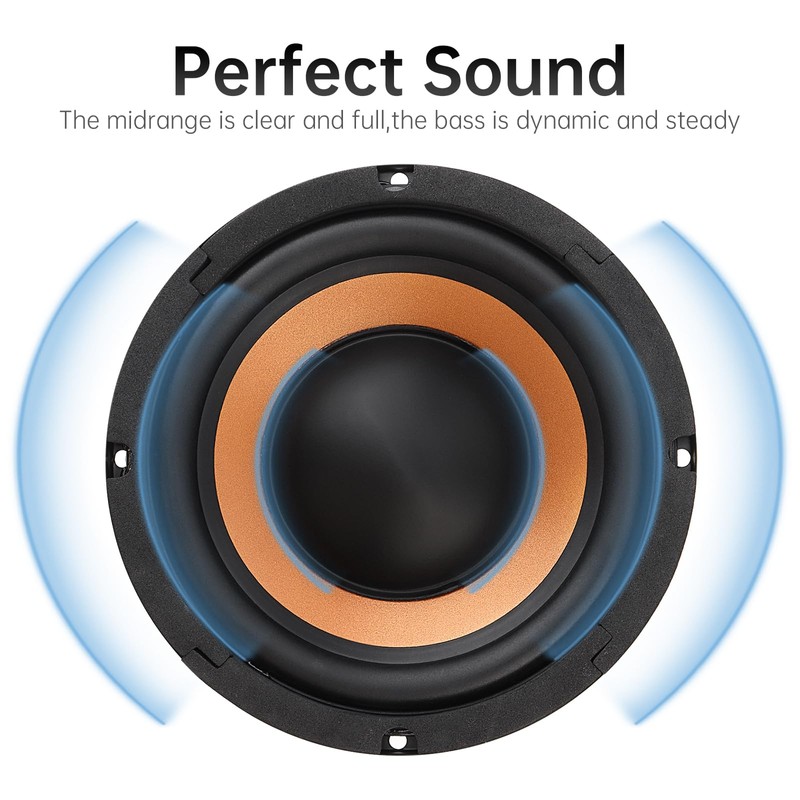 DriSentri 6.5 Inch Bass Loudspeaker Woofer Speaker for Car Audio/Home