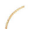 Elli Women's Bracelet Basic Hammered in 925 Sterling Silver Gold-Plated,