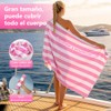 Toalla de Playa Alberca a Rayas,2pcs Toalla de Playa de
