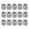 15 threaded inserts, threaded sleeve, M8 to M6 x 15