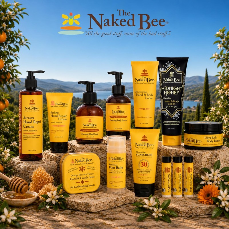Naked Bee Orange Blossom Hand and Body Lotion (2 Pack)