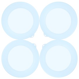 Paquete de 4 tapas de silicona para cuencos de sopa/cereales Corelle Vitrelle de 18 onzas, aptos para congelador, microondas y lavavajillas (cuenco no incluido)