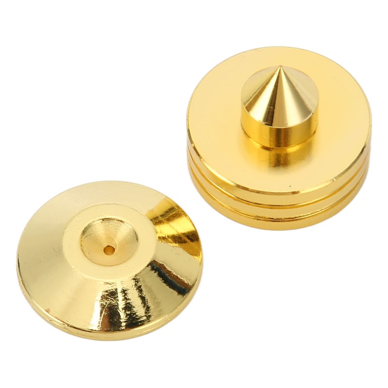 4Set Speakers Spikes Shock Absorbing Prevent Slip Zinc Alloy Speaker