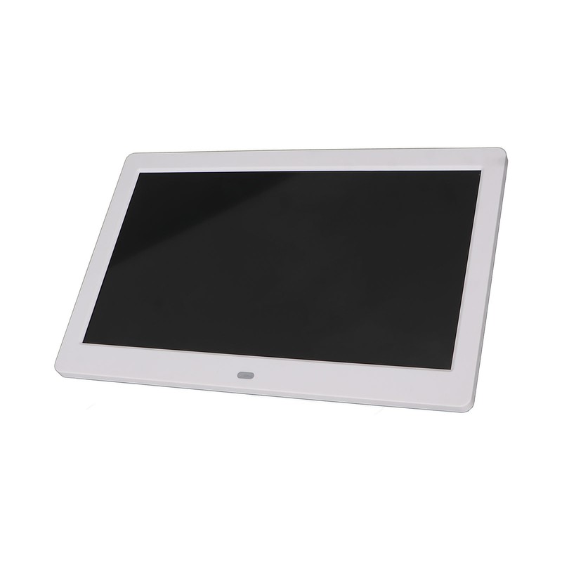 Digital Photo Frame 10in 1024x600 LCD Alarm Clock Remote Control