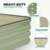 1MORE Raised Garden Bed,4 in 1 Modular Planter Raised Bed,5x3x1ft,Green-1Pk