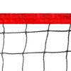 Aoneky 32ft/21ft/15ft Red Portable Volleyball Net for Beach Pool (32ft)