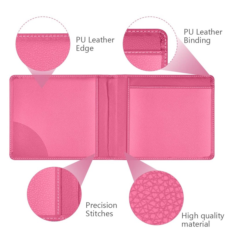 OFFCUP Disabled Badge and Timer Holder, PU Leather Disabled Badge