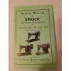 Singer 185 Service Manual, Service and Timing, also 99, 66,