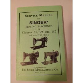 Singer 185 Service Manual, Service and Timing, also 99, 66, and Machines