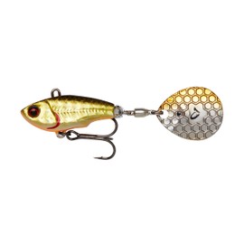 Savage Gear Fat Tail Spin Sinking Jig Spinner, Size/Weight/Colour: 6.5 cm/12.5 g/Dirty Roach