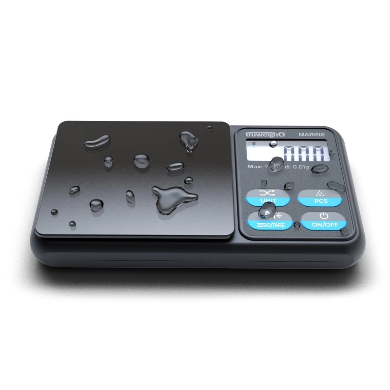 Truweigh Digital Waterproof Kitchen Food Scale for Cooking - 100g