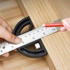 ANCLLO Precision Engineer Woodworking Rulec Woodworking Scribing Angle Ruler Angle