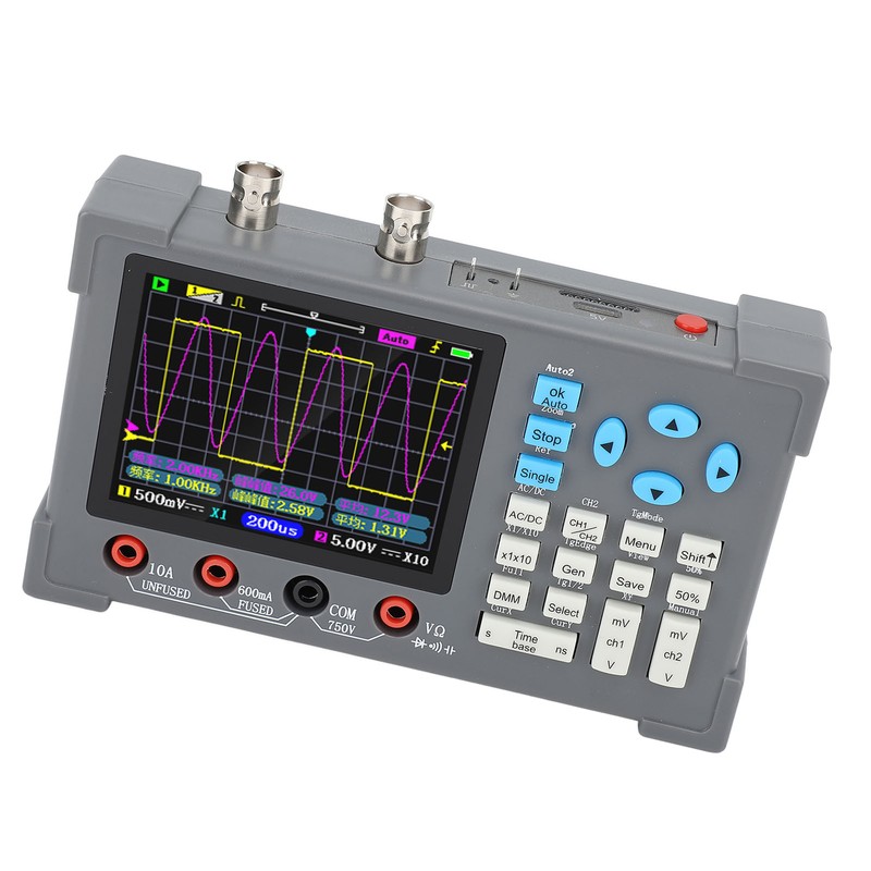 Digital Multimeter 2 Channels 120Mhz Bandwidth 250MSa/s Sampling Rate 500M