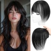 Amchoice Hair Toppers for Women Real Human Hair, Bangs Hair