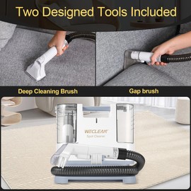 WECLEAN C1 Portable Extractor for Couch and Carpet Cleaner Upholstery Cleaner for Deep Cleaning