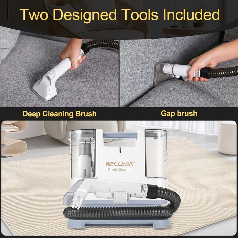 WECLEAN C1 Portable Extractor for Couch and Carpet Cleaner Upholstery