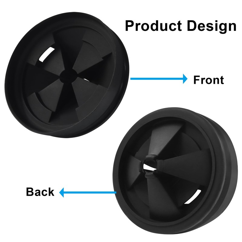 Murtenze 2 Pack Garbage Disposal Splash Guard, EPDM Rubber Sink