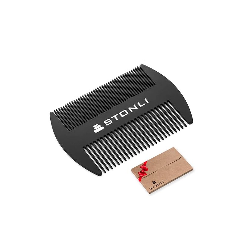 Metal Beard & Moustache Comb for Men