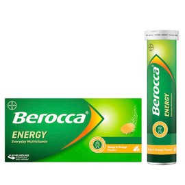 Berocca Energy Mango & Orange Effervescent Tablets 30 Pack