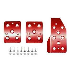 MONSTER SPORT Sports Driving Pedal Cover Red Anodized Swift Sport [ZC32S]/Swift [ZC72S/ZD72S] for MT Cars [ZC32 MT] 849520-4850M