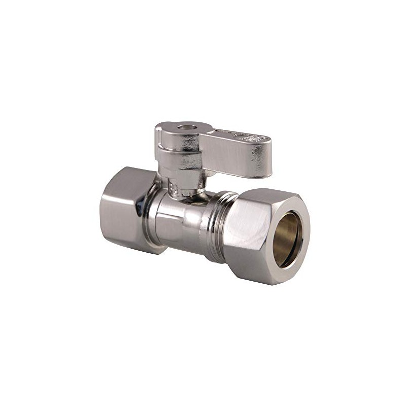 Kingston Brass KF4515SN 1/2" IPS X 5/8" OD Comp Straight