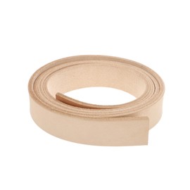 SEWACC Leather Strap No Buckle for Crafts Genuine Cowhide Leather Strip for Waistbelt Making for Pet Collars and Art Projects